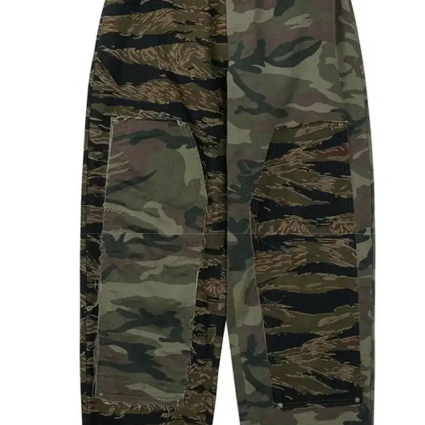 아조 Twofold Camouflage Pants [KHAKI]