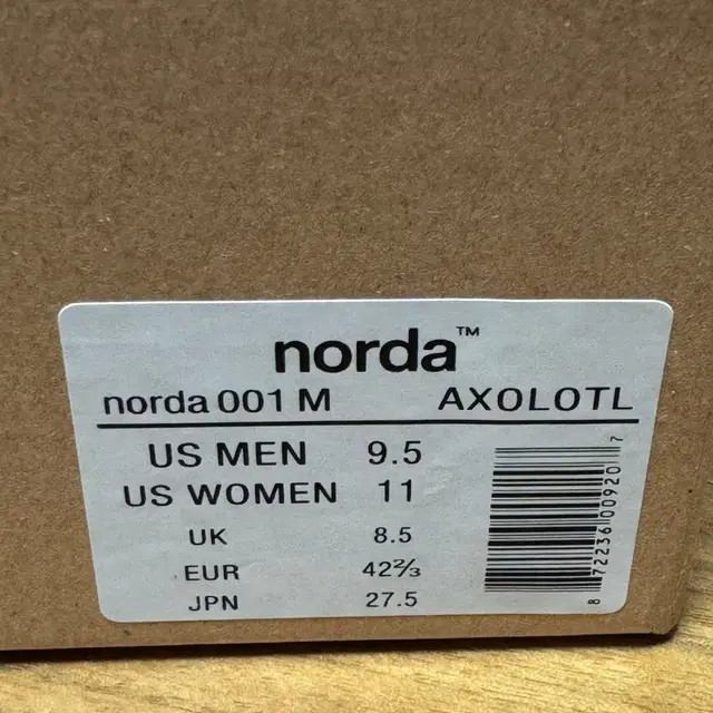 Norda 001 액소로틀 / 275