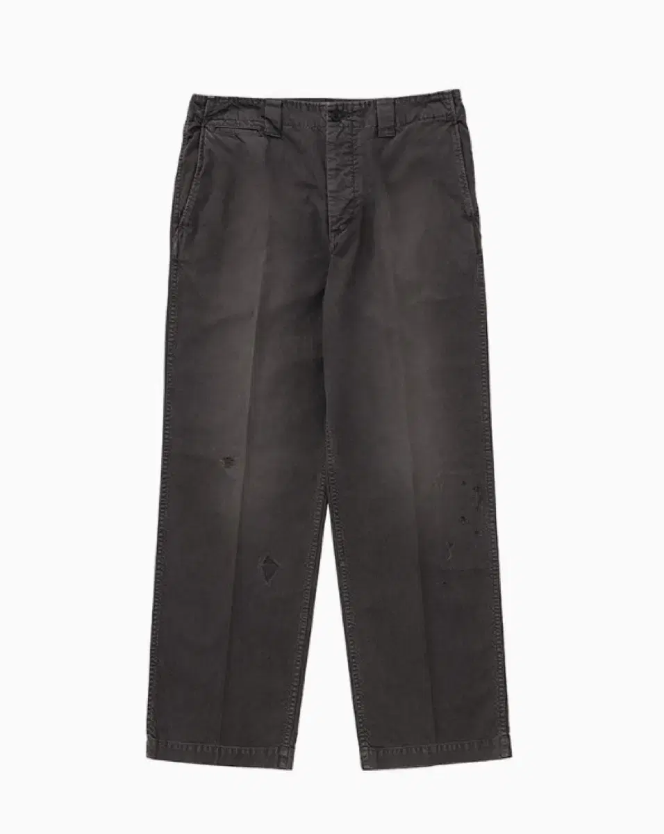 [3] VISVIM Bead Beam Wide Chino Crash Black