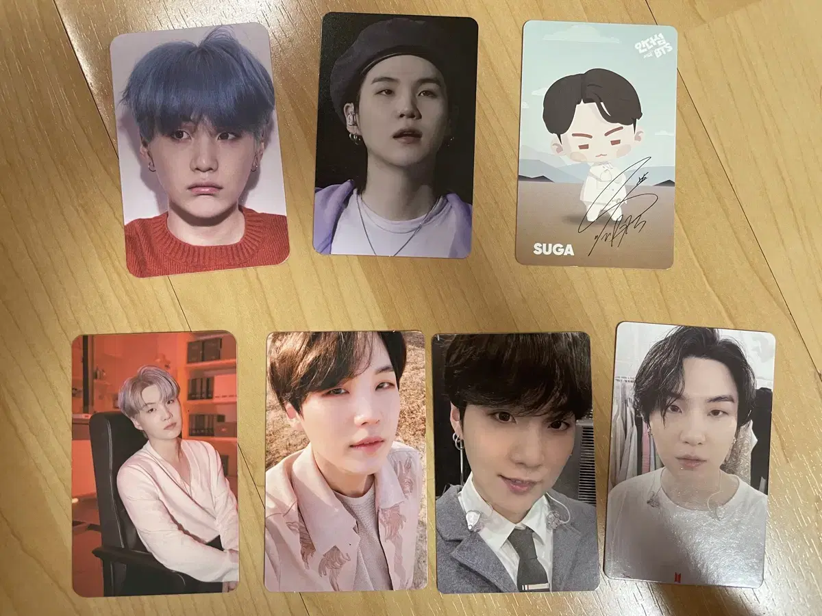 BTS suga SUGA Yoon photocard Clean up (wts only in bulk)