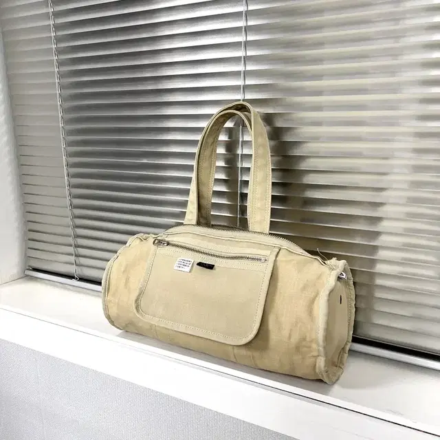 PORTER-CANVAS BOSTON BAG M(Beige)포터 보스턴백