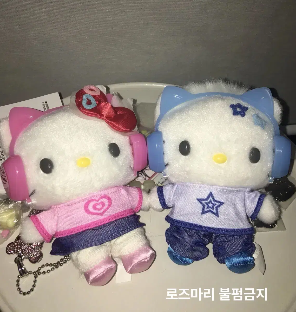 정품 헤이세이 팝 키티 & 다니엘 마스코트 set