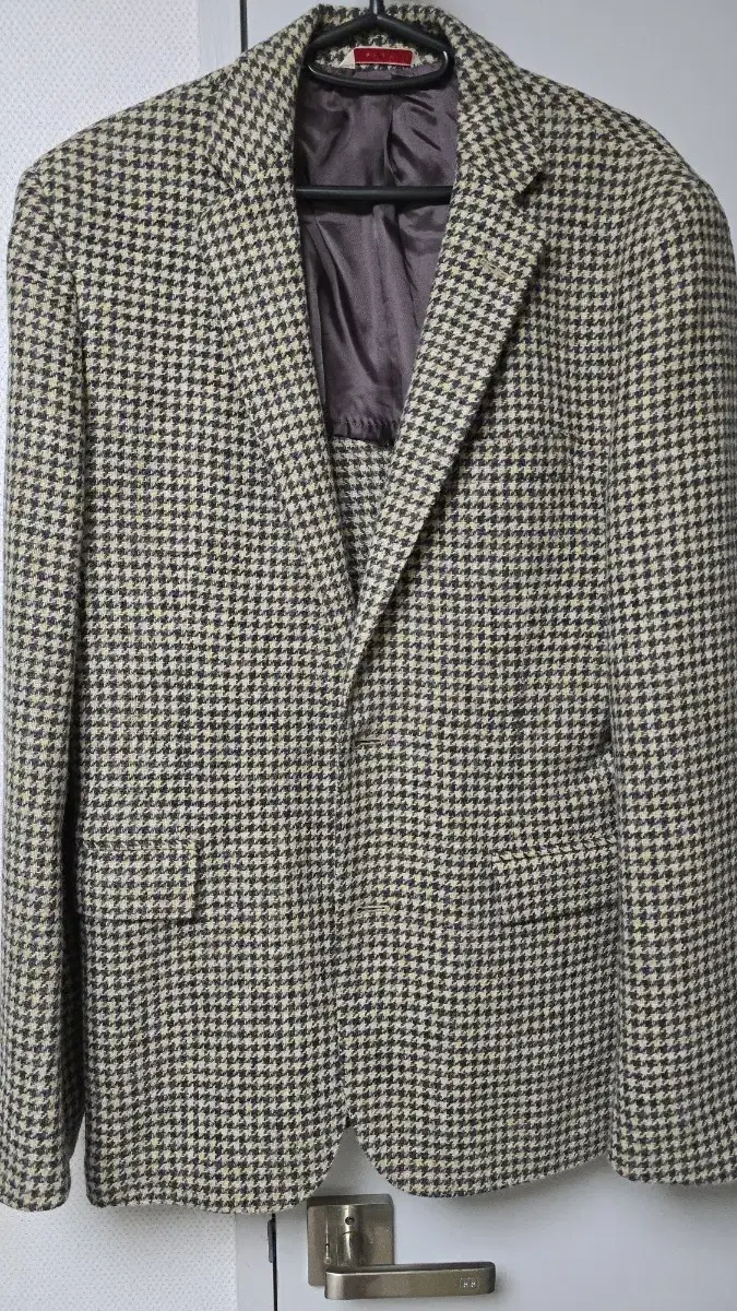 Brooks Brothers Abraham Moon Houndstooth Tweed Jacket 40R