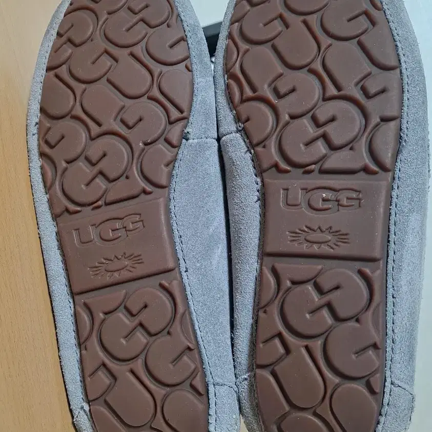 UGG 어그 앤슬리 모카신 로퍼 240 라이트그레이