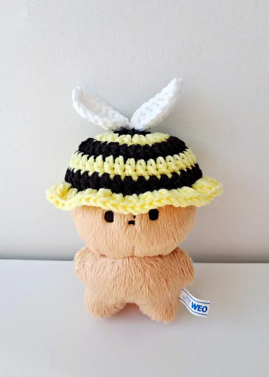 10cm doll clothes knitting clothes cotton doll bee hat