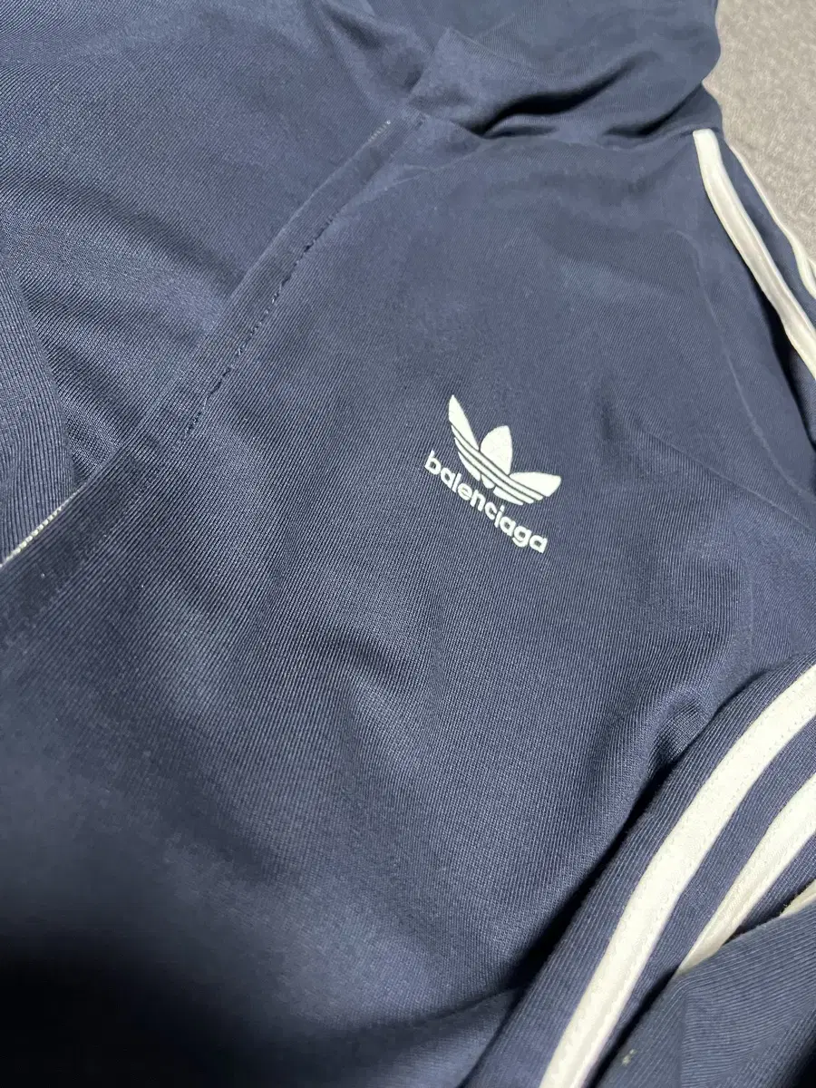 Balenciaga Adidas Hooded Zip-up Navy L