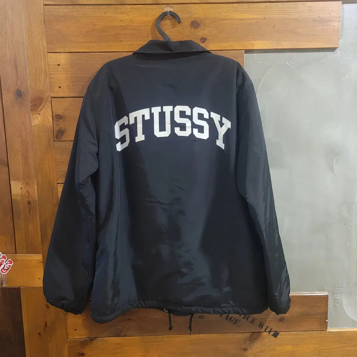 Stussy X Champion Fleece Coach Jacket M