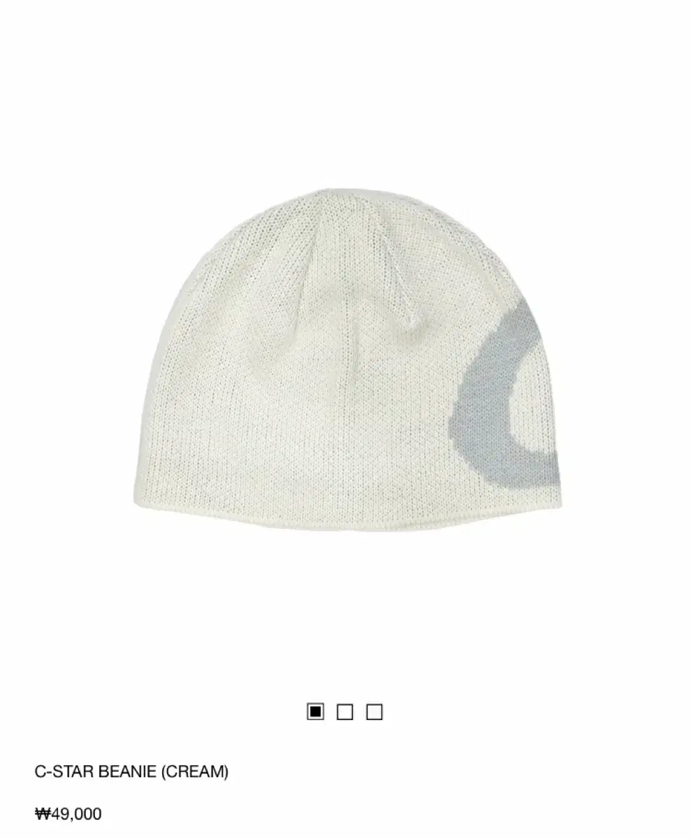 지초이 jichoi C-STAR BEANIE (cream)