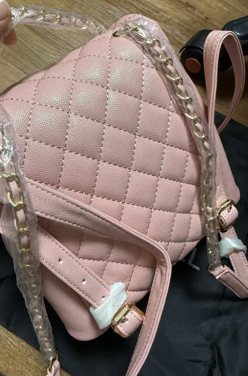 Pink Two-Pocket Backpack Medium