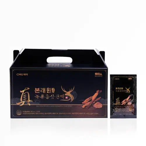 CMG제약 본래원 녹용홍삼진액 50ml x 30포 x3BOX