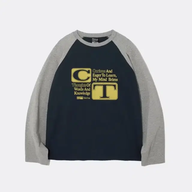 테켓 TEKET 24SS Meaning L/S Tee 롱슬리브 네이비