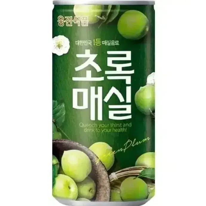 웅진 초록매실 180ml 60개 (30개+30개)