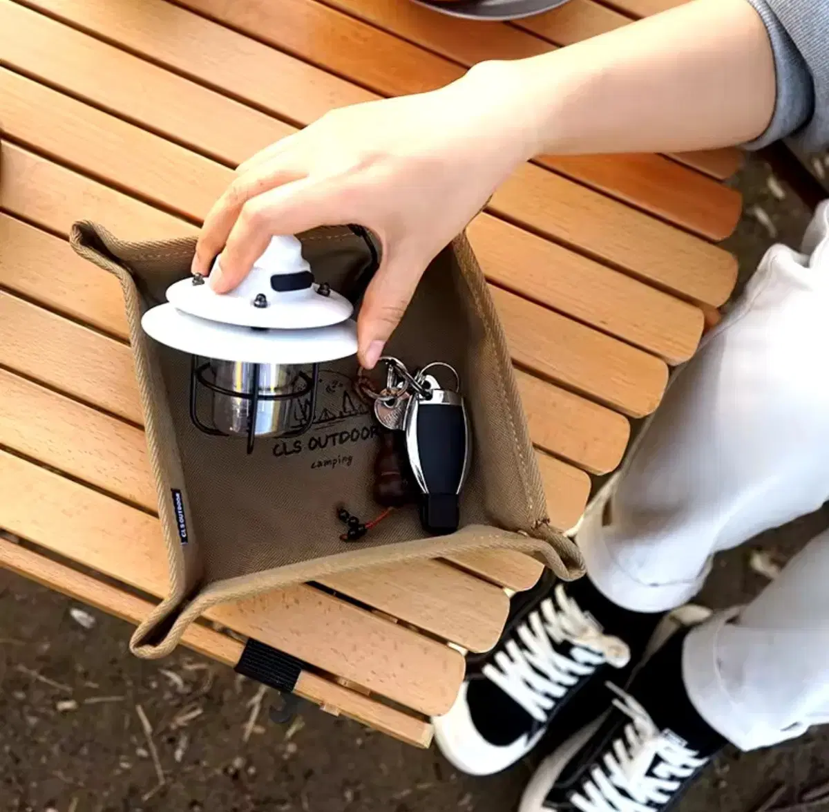 Foldable Storage Tray Sager for Camping