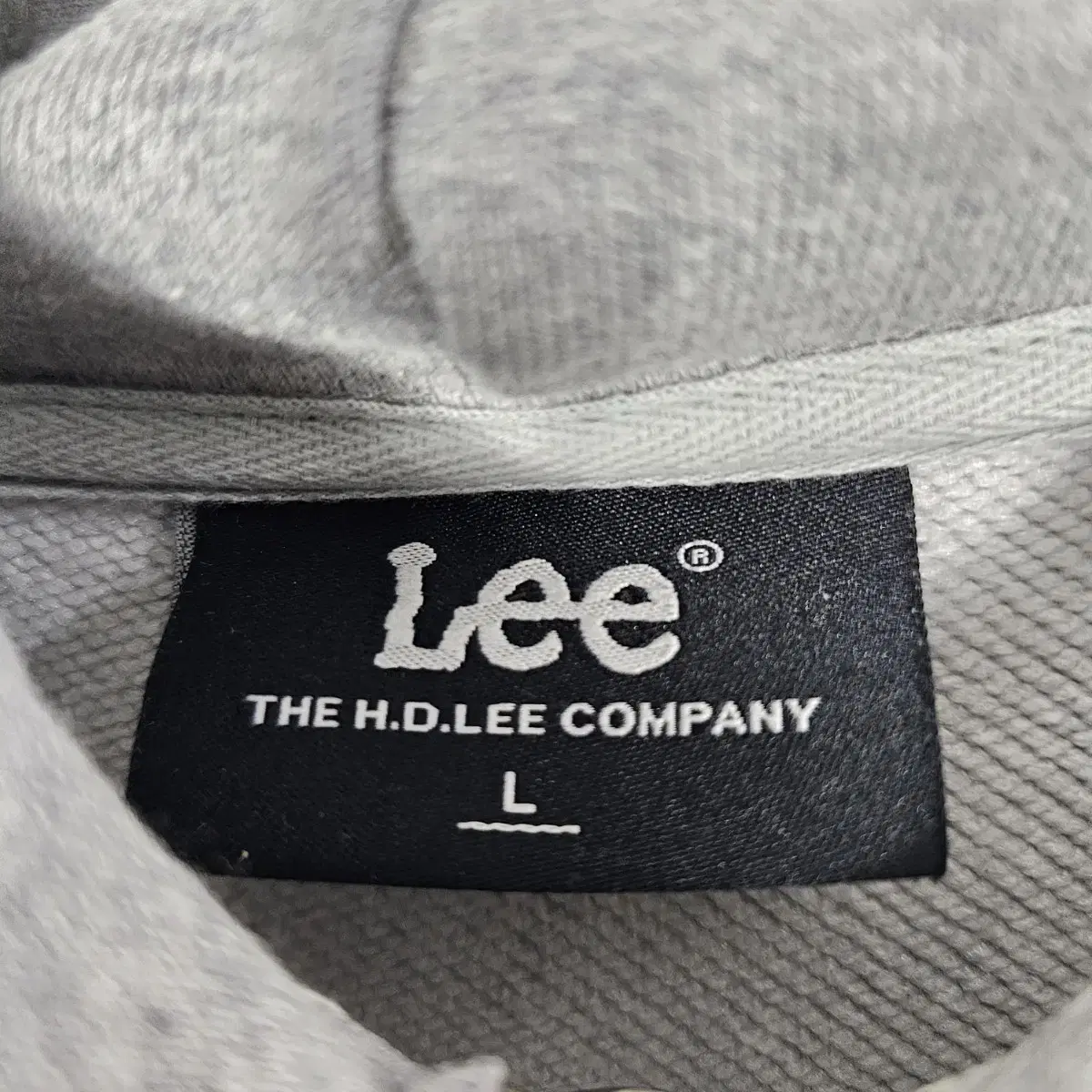 LEE  버튼 투웨이 후드집업 L