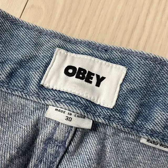 [옷장정리] OBEY 오베이 카펜터 데님 워크팬츠 30