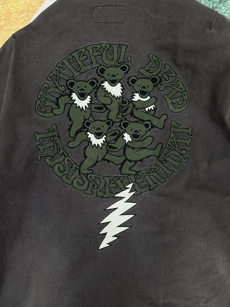 (M) This Is Never Never That Grateful Dead Lightning Carpenter Jacket