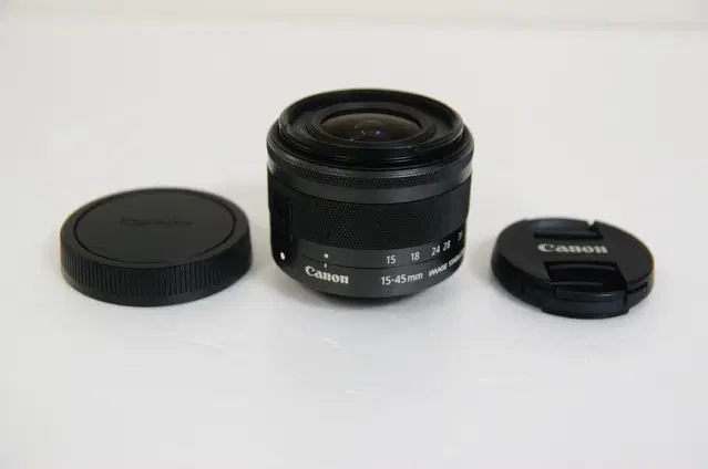 [캐논] 신번들 EF-M 15-45mm 블랙 렌즈팝니다.(7.5만원)