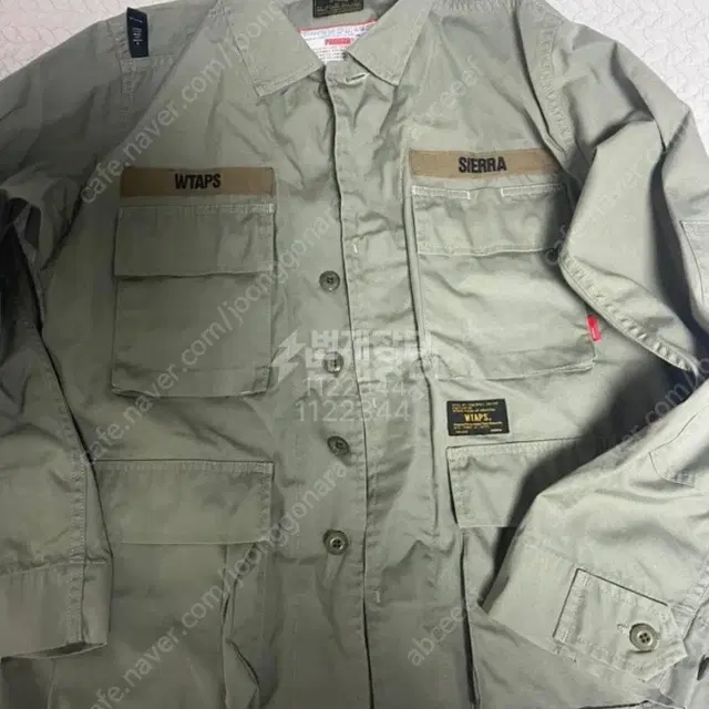 [s] 더블탭스 wtaps 16ss 정글셔츠 올리브드랩