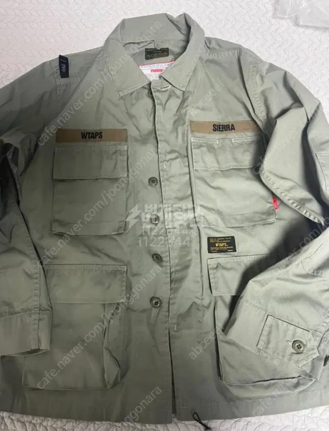 [s] 더블탭스 wtaps 16ss 정글셔츠 올리브드랩