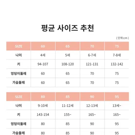 새상품 남아 드로즈 85사이즈