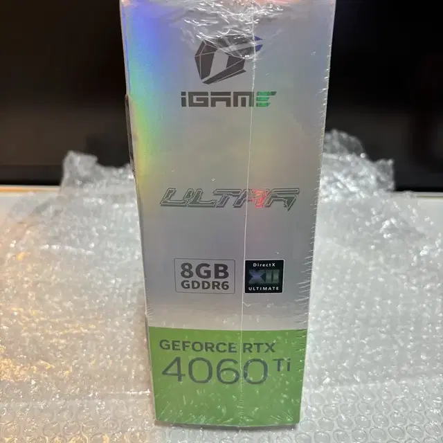 (미개봉)colorful RTX 4060ti 화이트 그래픽카드