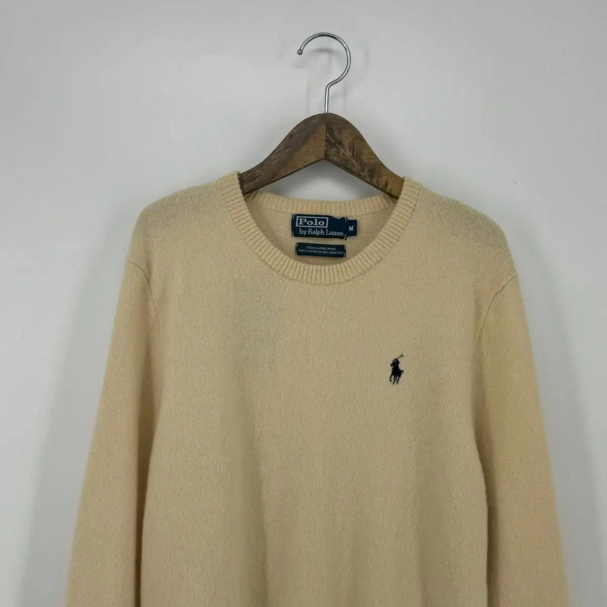 폴로 랄프로렌 니트 모 100% (M size / BEIGE)