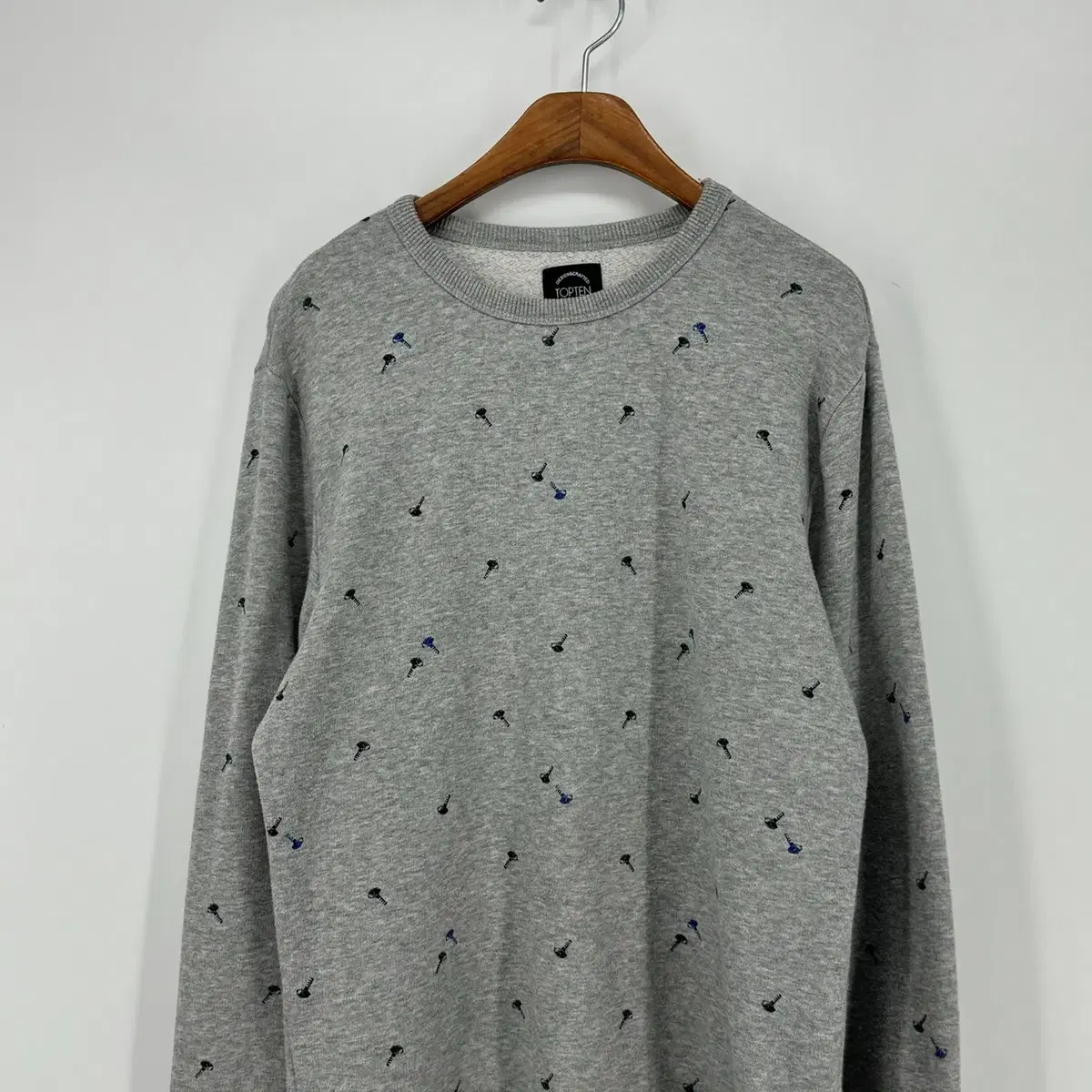 탑텐 어센틱 어페럴 맨투맨 티셔츠 (95 size / GRAY)