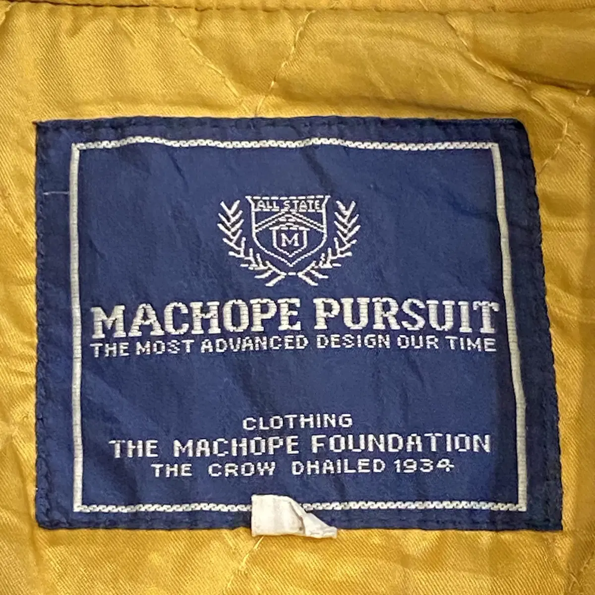 MACHOPE PURSUIT 맥호프 펄수트 로고 바시티 점퍼