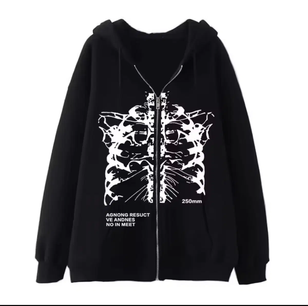 Minesweeper, Vintage, Gothic, Punk Hoodie Zip-Up