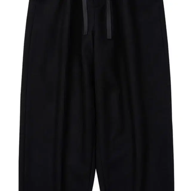 Oversized Wool Trousers [BLACK]