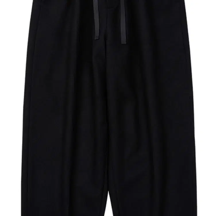 Oversized Wool Trousers [BLACK]