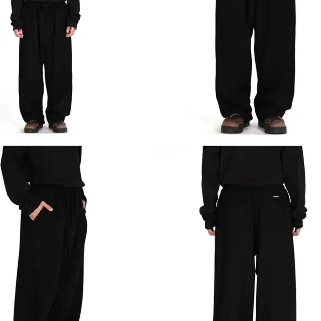 Oversized Wool Trousers [BLACK]