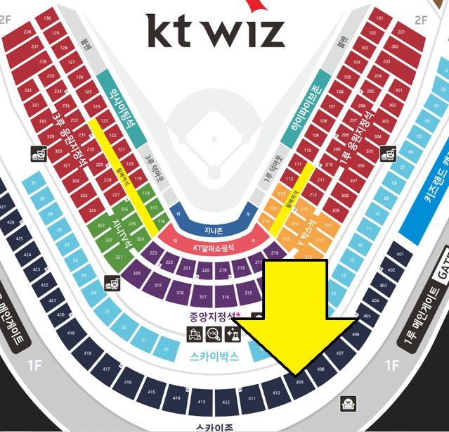 준플레이오프 4차전 중앙스카이존 409블럭 2연석 혹은 4연석