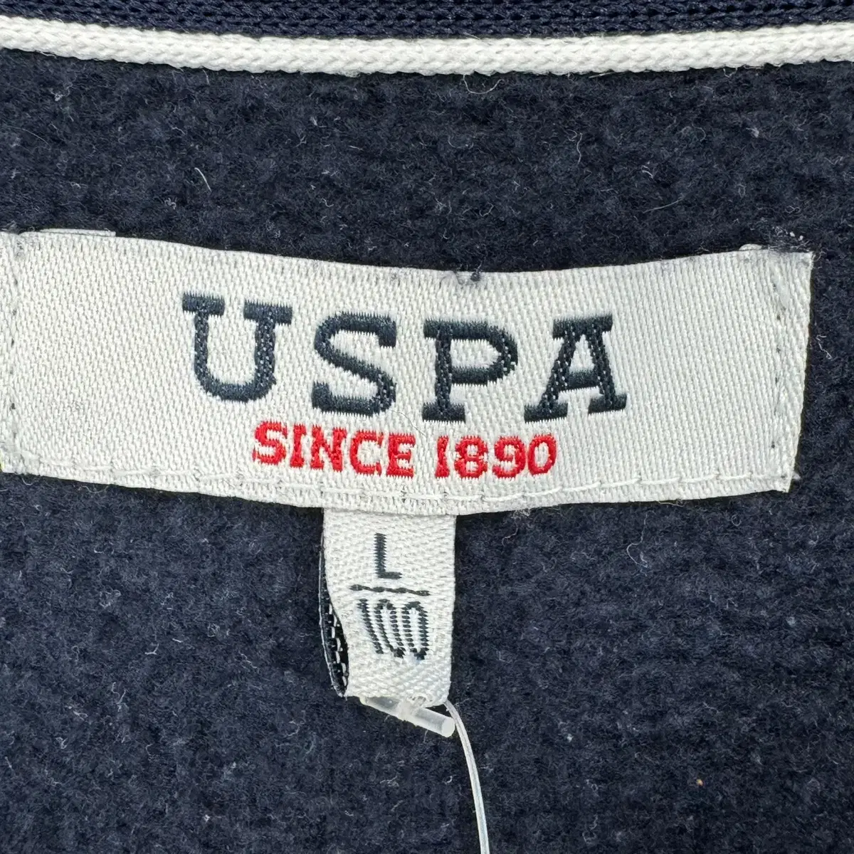 USPA 폴로 로고 맨투맨 티셔츠 (L size / NAVY)