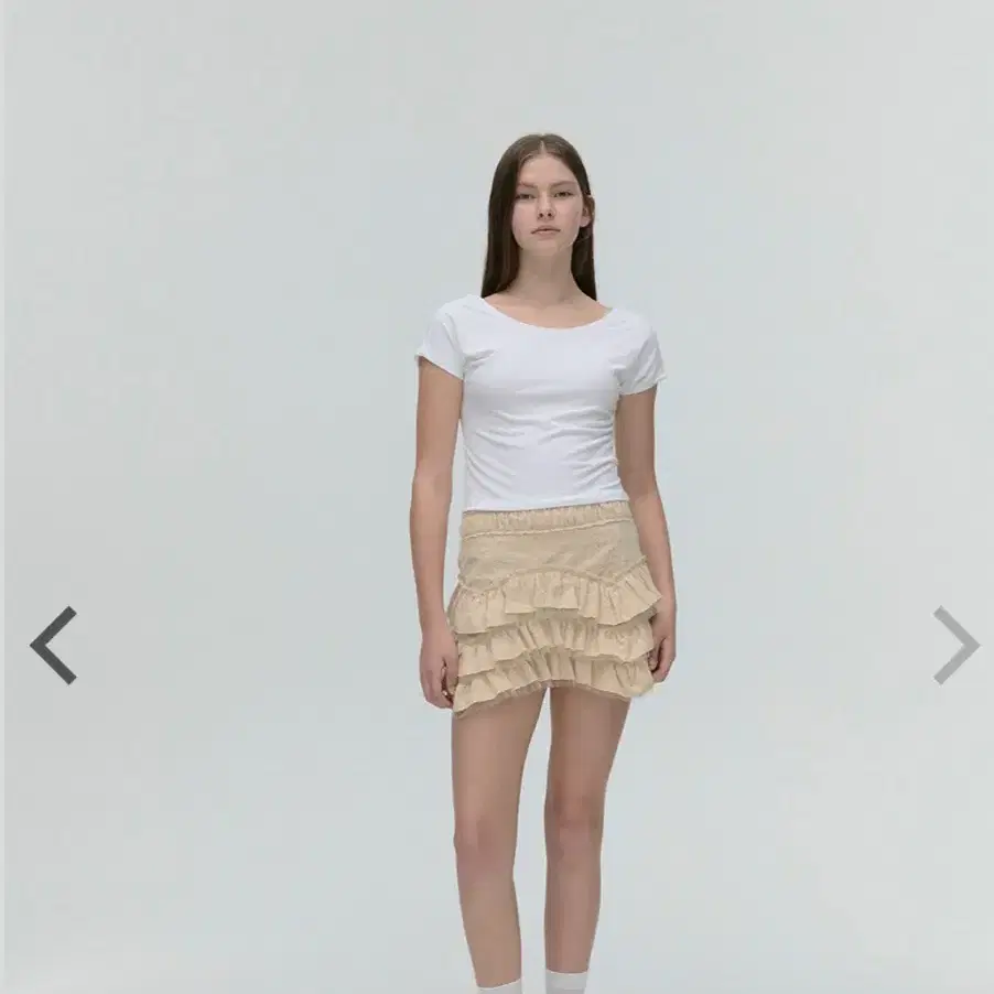 소프트서울 CANCAN FRILL PANTS SKIRT