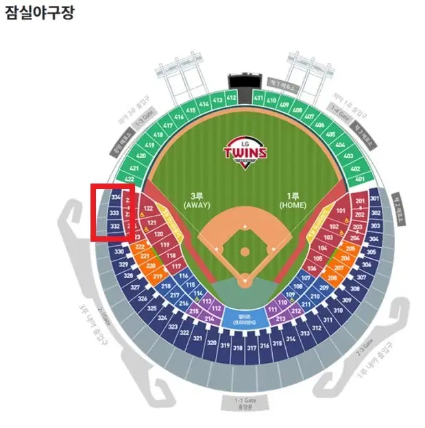 10월11일(금)LG vs KT 3루네이비석 통로근처4연석 판매