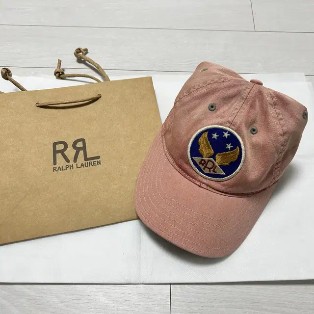 RRL 더블알엘 가먼트 다이드 트윌 볼캡 핑크