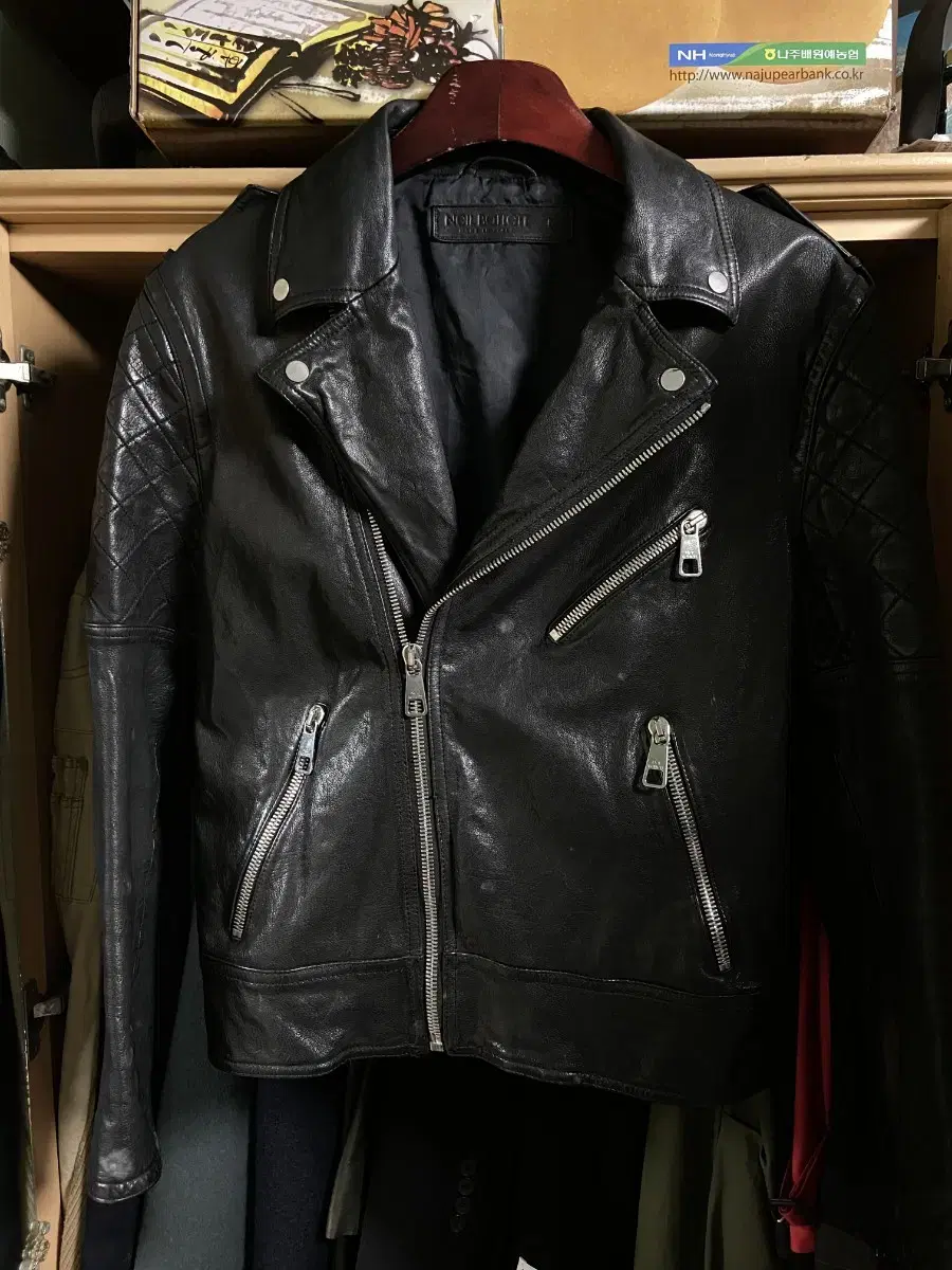 Last Price NEIL BARRETT Leather Jacket M 100 Leather Jacket