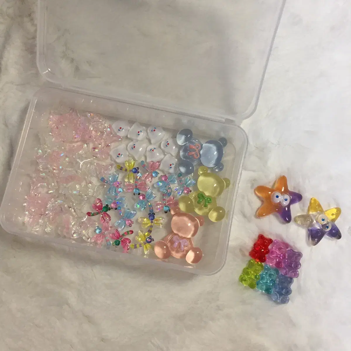 Decoden Beads Parts Nail Parts Jibitsu Various parts in bulk