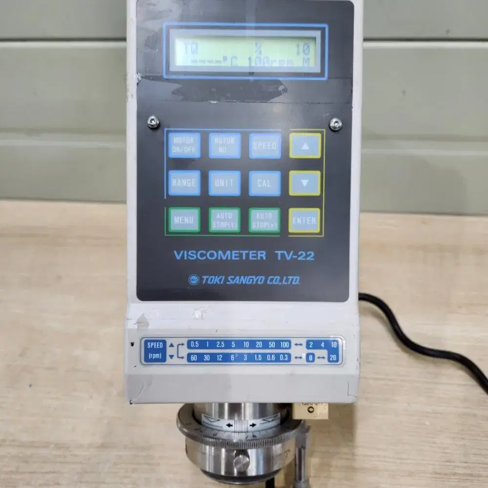 TOKI SANGYO VISCOMETER TV-22 점도계