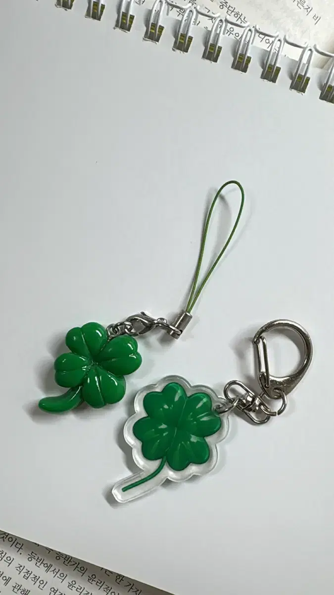 SAT Gift Recommendation Four Leaf Clover Keyring