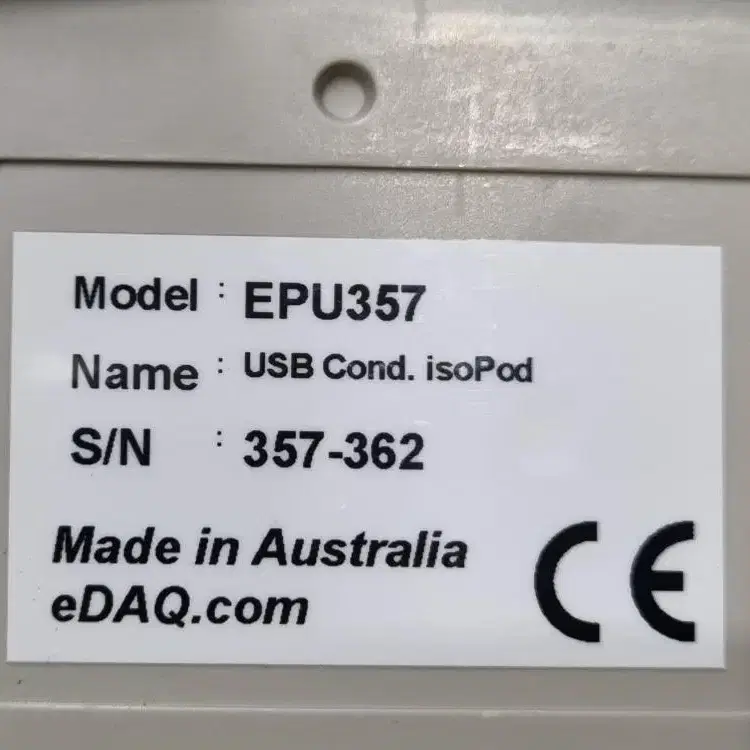 eDAQ EPU357 USB Cond.isoPod