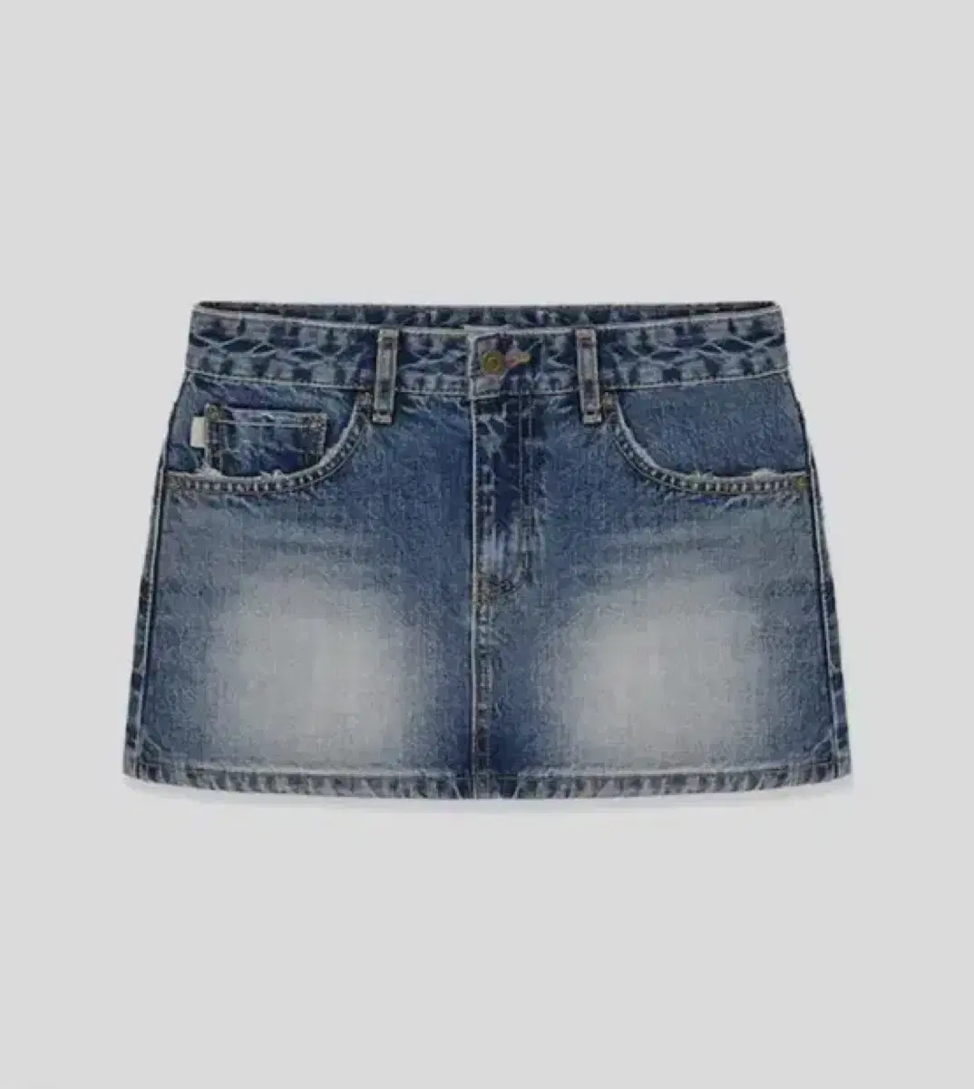 글로니 99 LOW-RISE MINI SKIRT (BLUE)