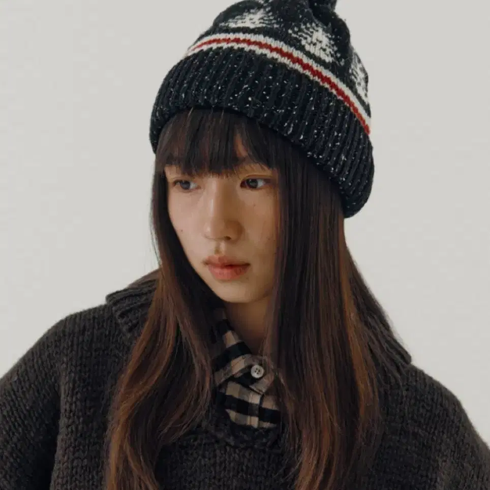 시엔느 미카폼 비니 블랙 mika pom beanie