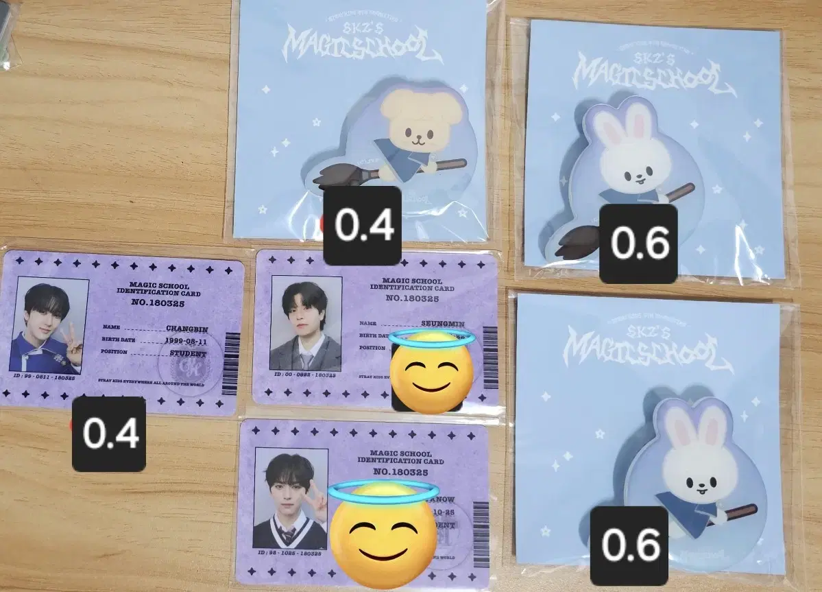 Skz Stayzone seungmin changbin Student ID skz Perm Leavitt GripTalk WTS