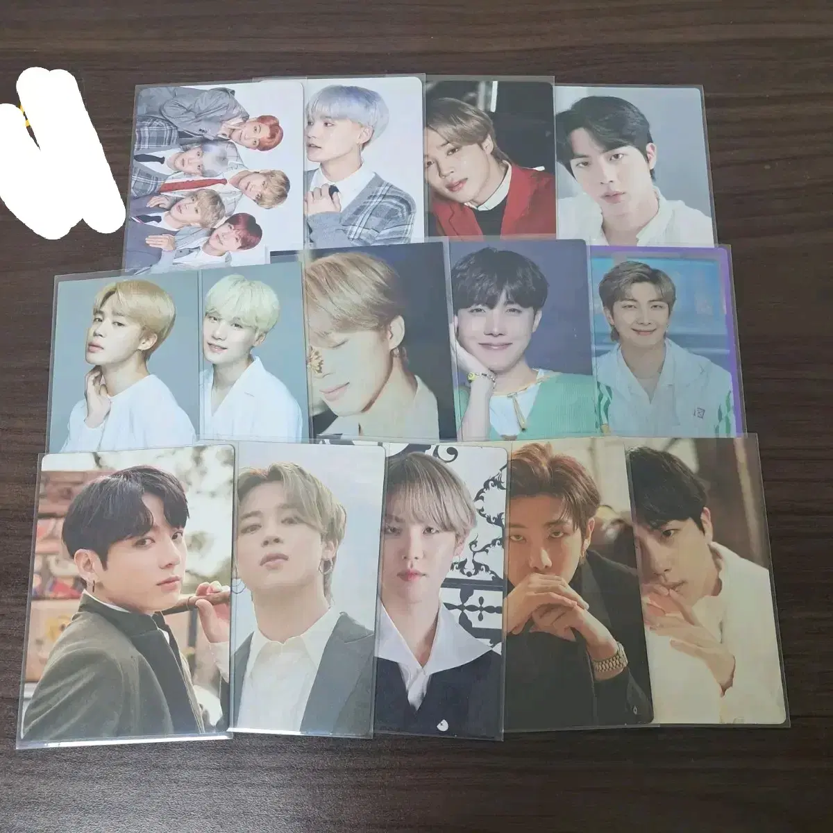 bangtan mini photocard cheap wts sell bts jungkook jimin taehyungnam junho seok yoon ki seok jin