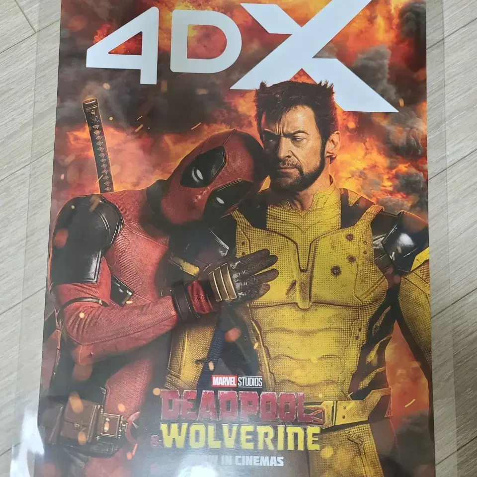 영화) 데드풀과 울버린 4DX 포스터