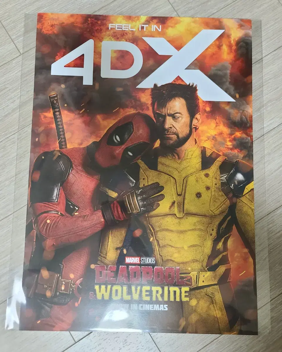 영화) 데드풀과 울버린 4DX 포스터