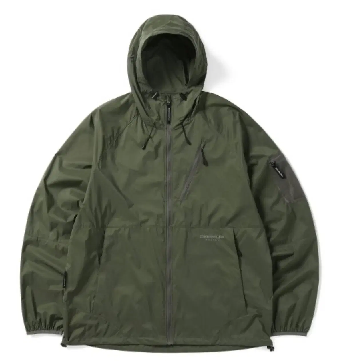 [L] This Is Never That Pertex Windbreaker Olive Green