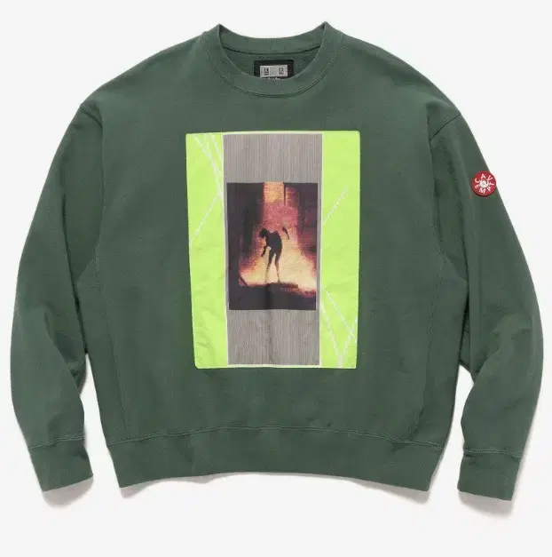 [L] Carbmt Washed VS 8b Crewneck Green